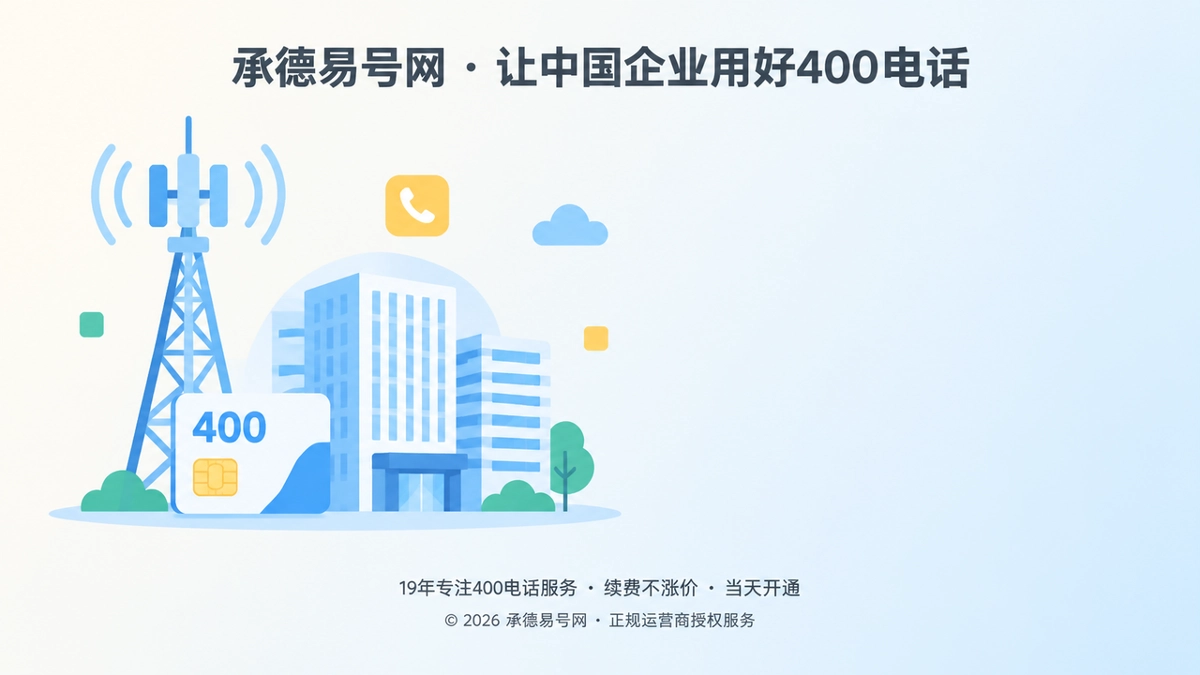 2026年承德易号网品牌故事：400电话的长期价值